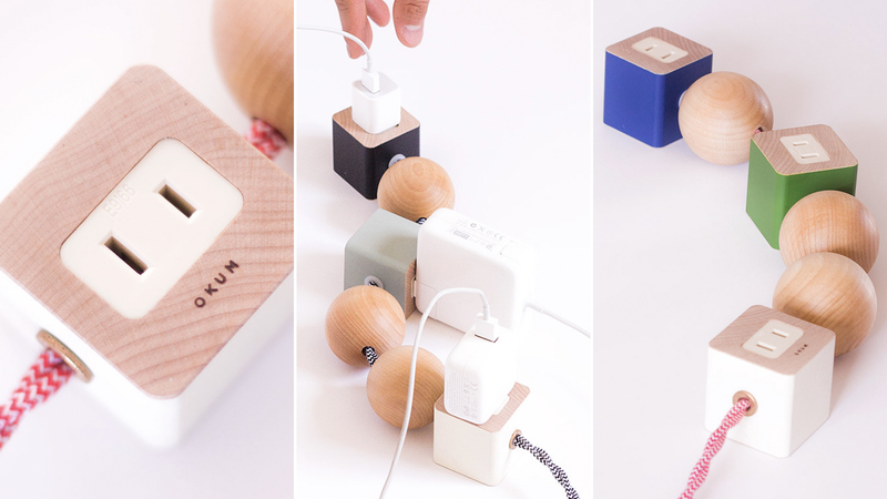 Illustration for article titled A Stylish Power Strip You Won't Want To Hide Under a Table
